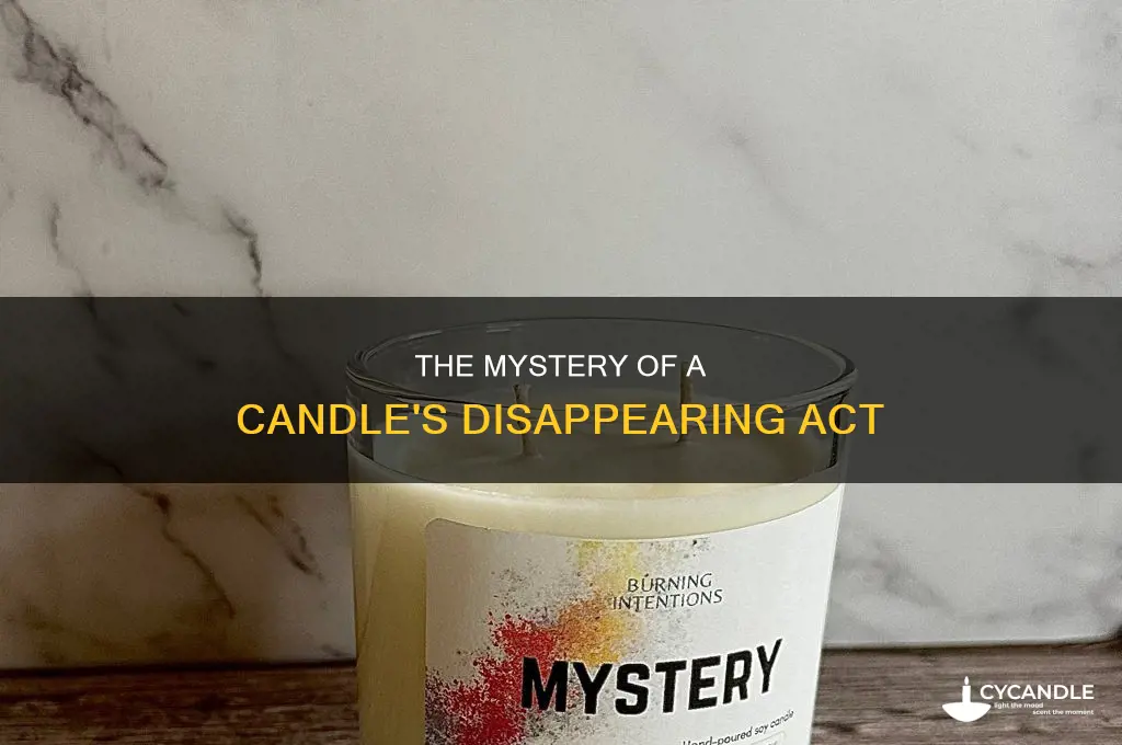 when lit a candle loses 5