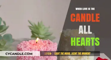 Love's Candle: A Heart's Warmth and Light