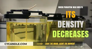 Melting Paraffin Wax: Understanding Its Density Decrease Phenomenon