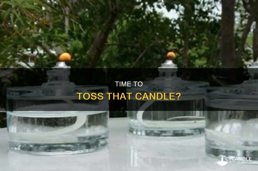when should a candle be thrown out