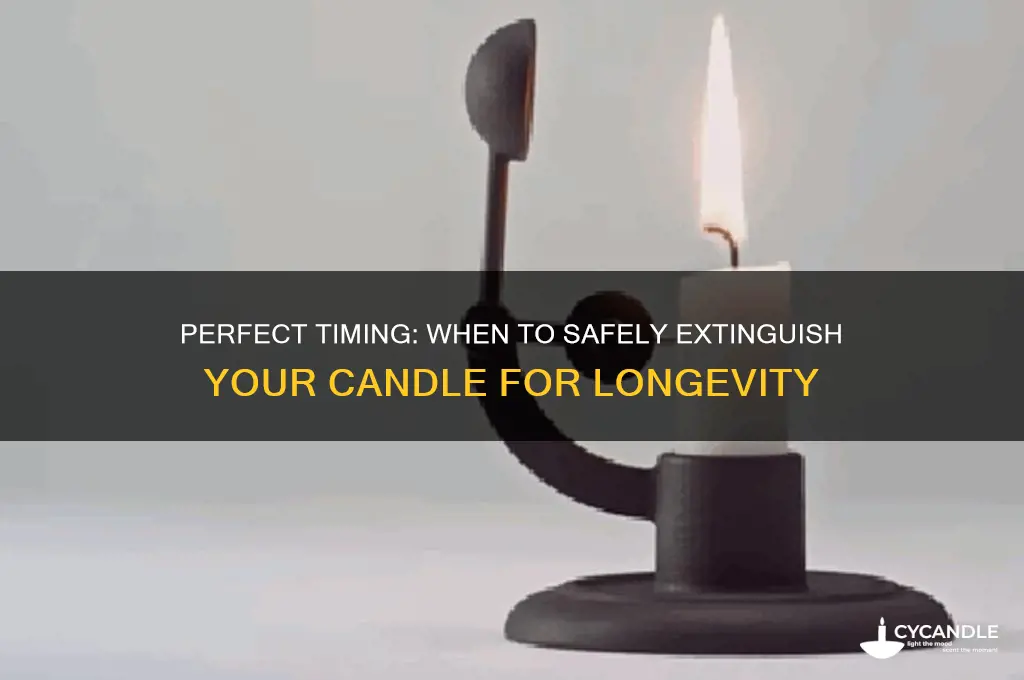 when should i put out my candle