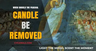 The Paschal Candle: When to Extinguish Its Light