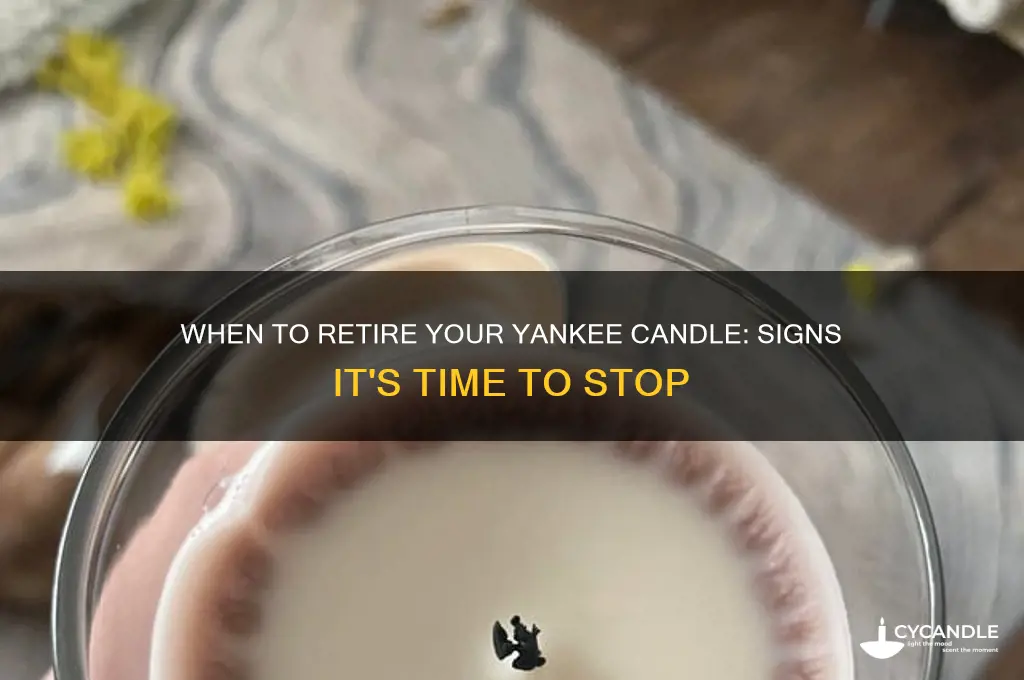 when should you stop using a yankee candle