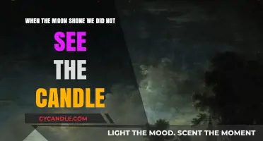 Moonlit nights: Candle's forgotten glow