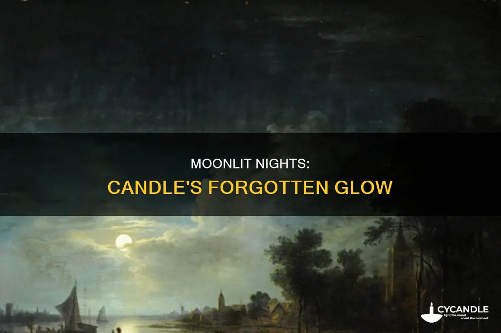 when the moon shone we did not see the candle