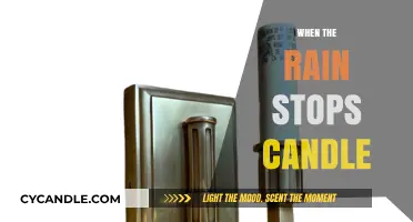 The Rain Stops: Candles Bring Warmth