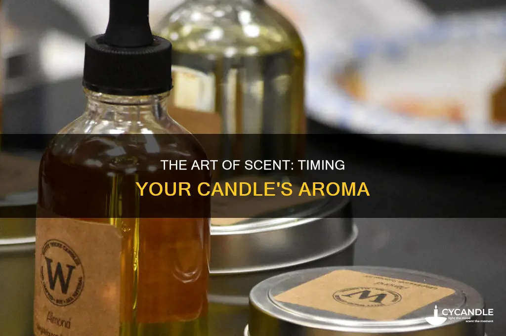 when to add essential oil to candle