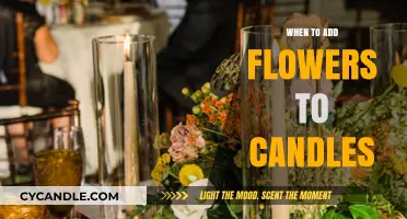Enhance Your Candles: The Best Time to Add Flowers