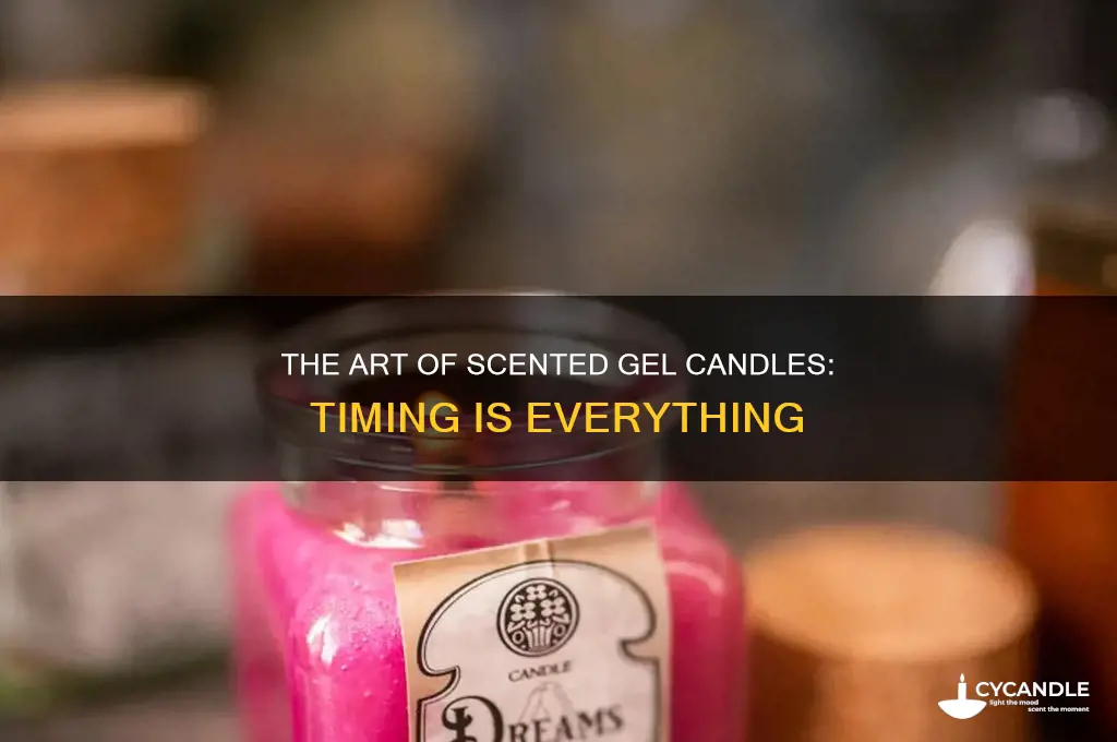 when to add fragrance to gel candles