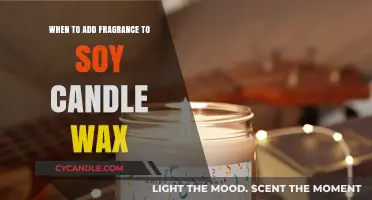 Perfect Timing: Adding Fragrance to Soy Candle Wax for Optimal Scent
