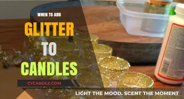 The Best Time to Add Glitter to Candles