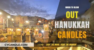 Hanukkah Candles: The Perfect Time to Blow Them Out