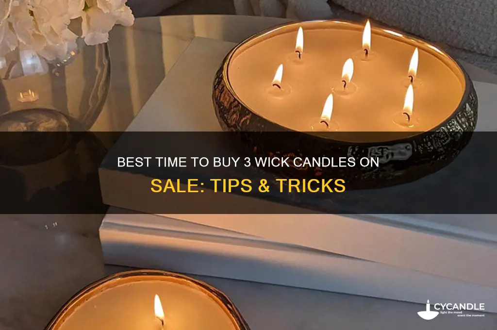 when to get 3 wik candles go on sale