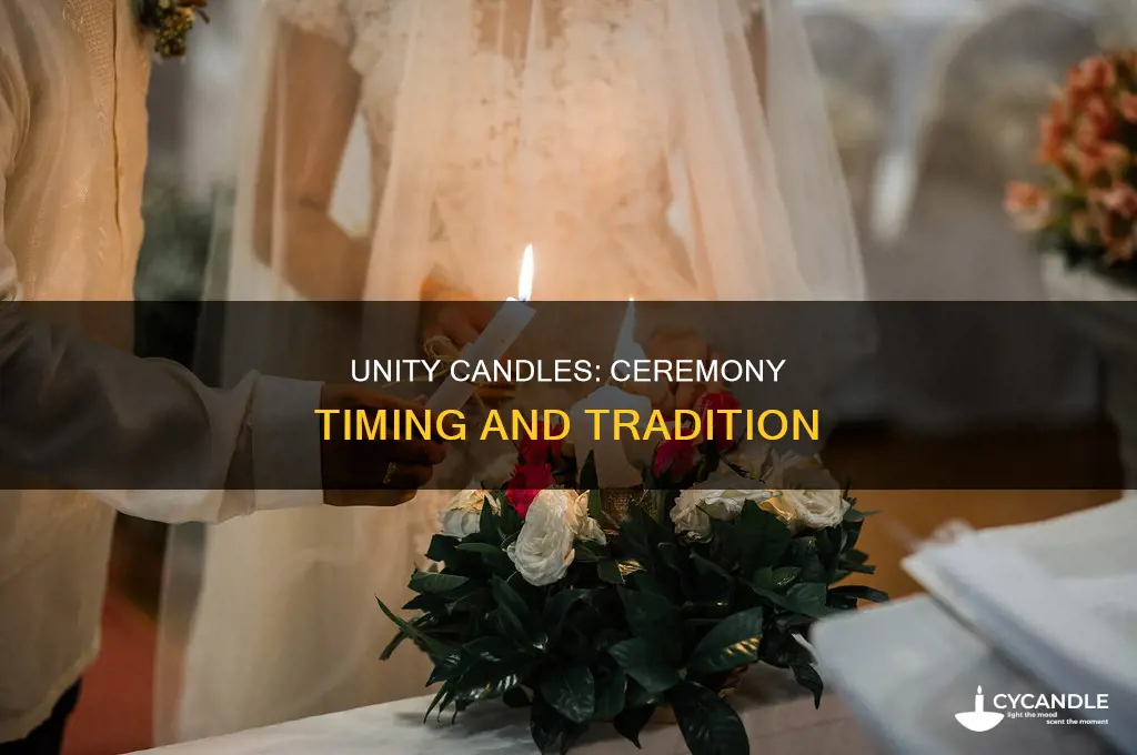 when to incorporate a unity candle during ceremony