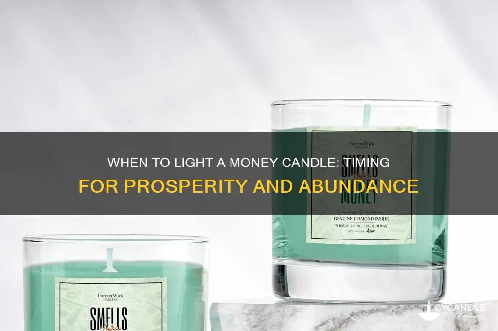when to light a money candle