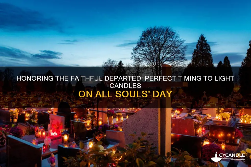 when to light candle for all souls day