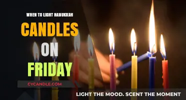 Hanukkah Candle Lighting Adjustments for Friday Evenings: A Guide