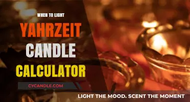When to Light Yahrzeit Candle: A Simple Calculator Guide