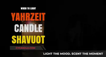 Lighting Yahrzeit Candles on Shavuot: Timing and Traditions Explained