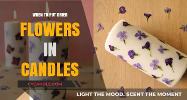 Perfect Timing: Adding Dried Flowers to Candles for Aesthetic Appeal