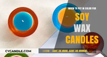 Perfect Timing: Adding Color to Soy Wax Candles for Optimal Results