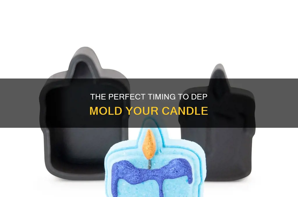 when to remove candle from mold