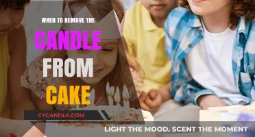 The Perfect Time to Remove Candles from a Cake