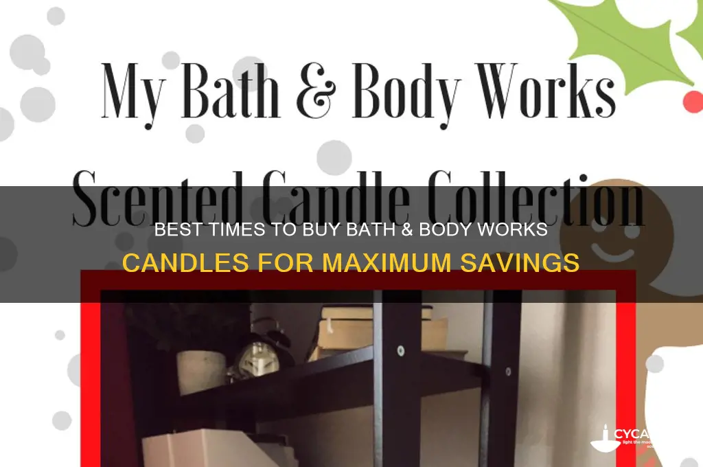 when to shop bath and body work candles