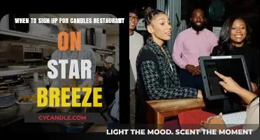 Candles on Star Breeze: When to Book?