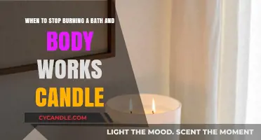 When to Stop Burning Your Bath & Body Works Candle