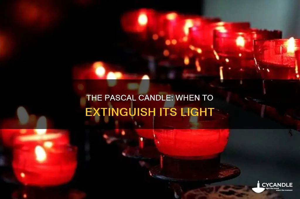 when to stop ligtknying tbe pascal candle