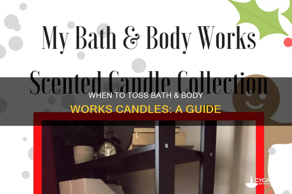 when to throw away bath and body works candles