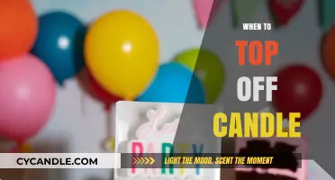 The Perfect Timing to Top Off Your Candle