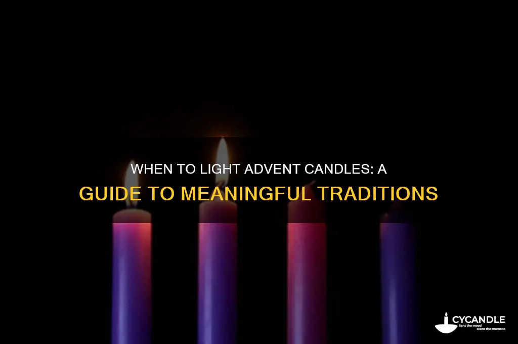 when to use advent candles