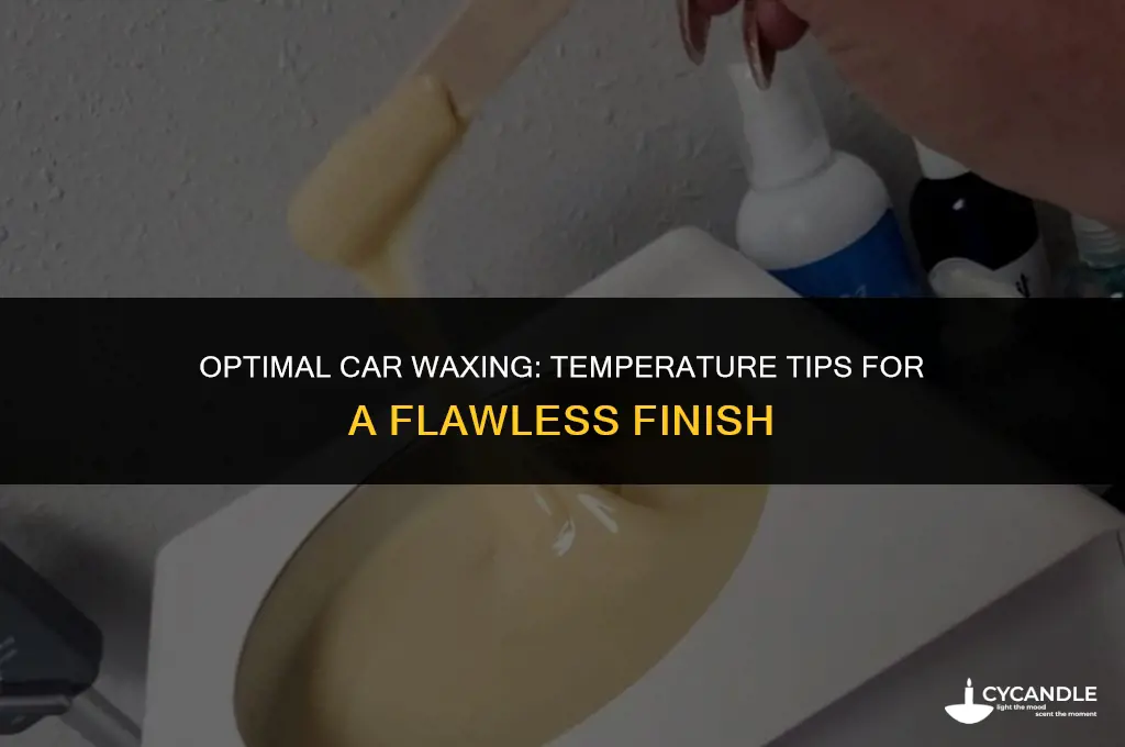 when to wax car temperature