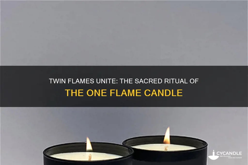 when twin flames make on flame candle