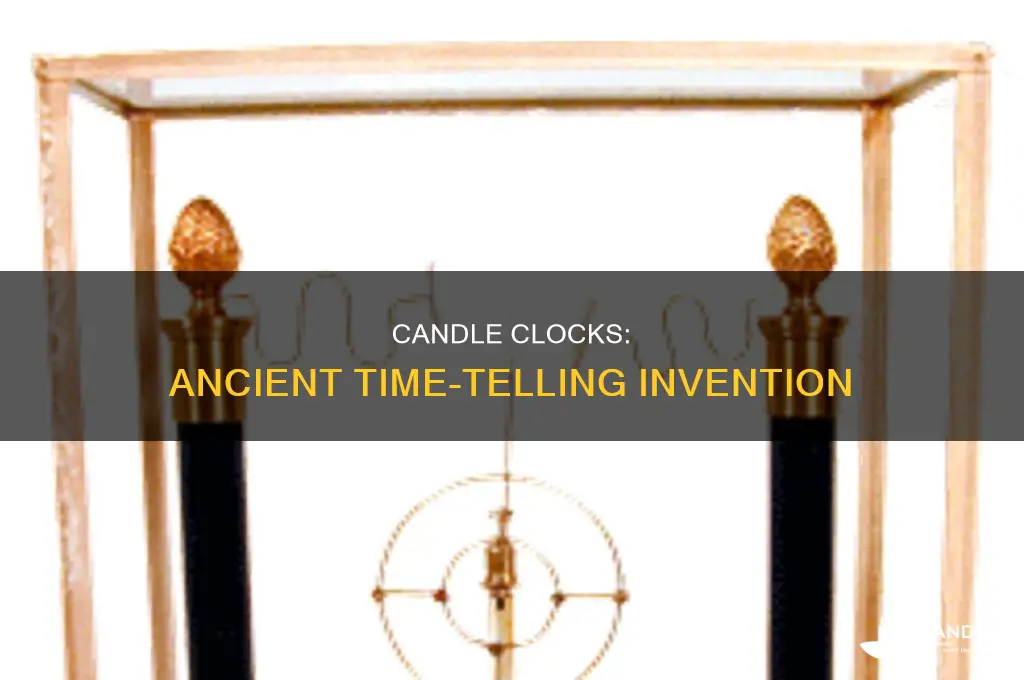 when was a candle clock invented