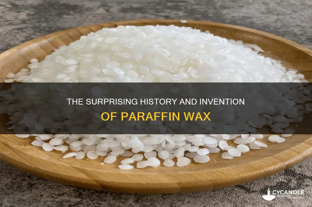 when was paraffin invented