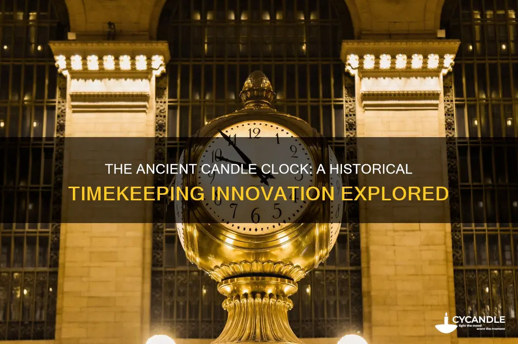 when was the candle clock used