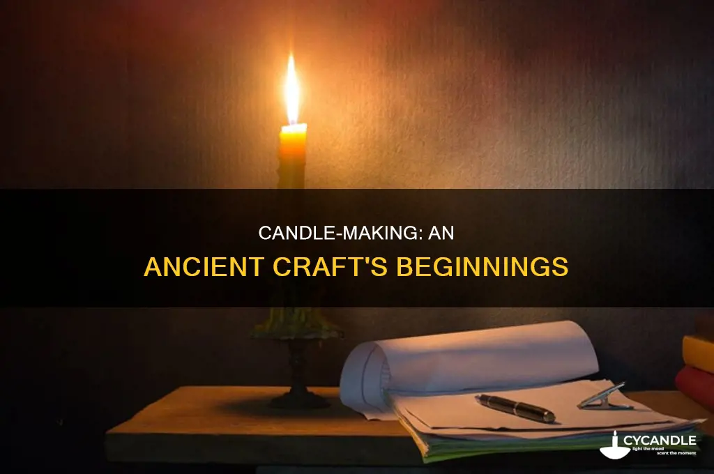 when was the first candle ever made