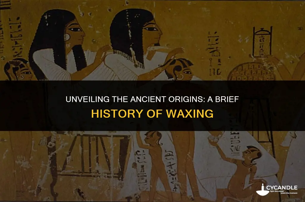 when was waxing invented