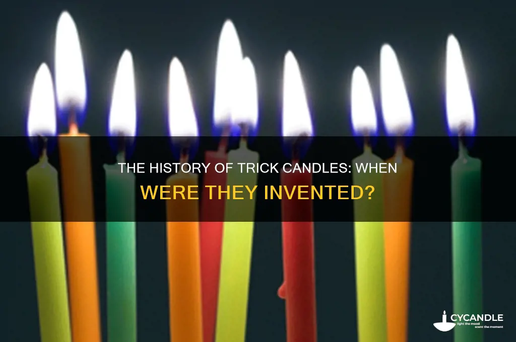when we re trick candles invented