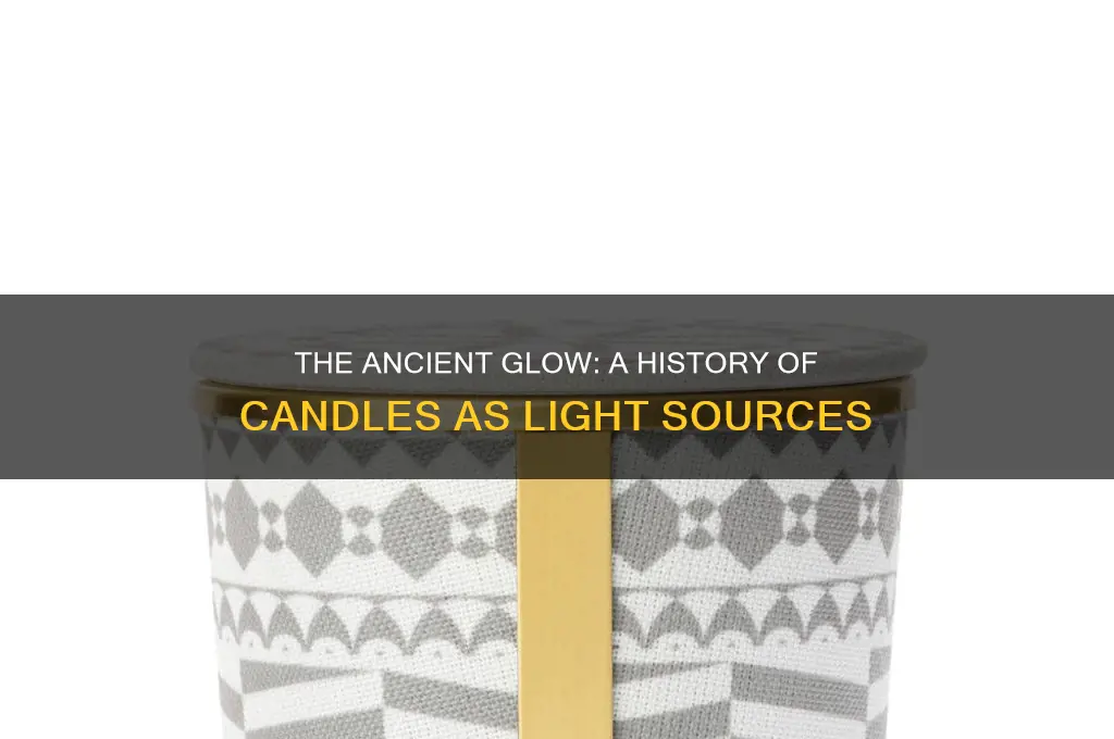 when were candles used for light