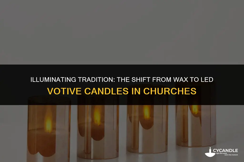when were church votive candles changed to leds