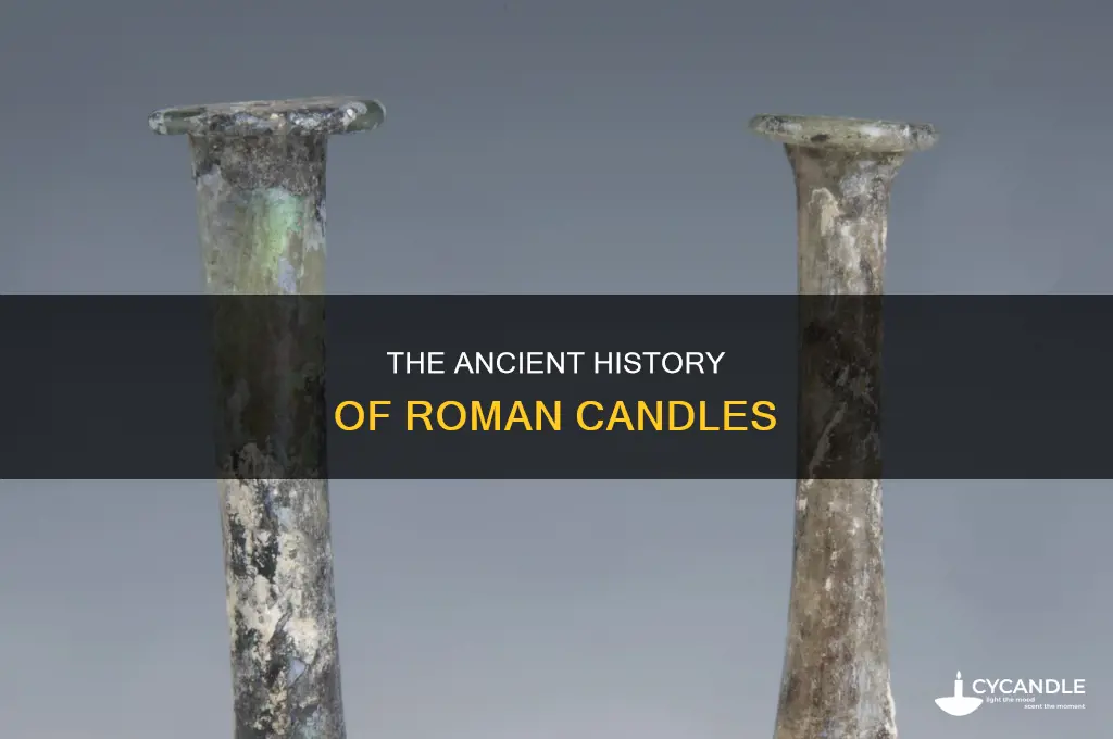 when were roman candle fireworks invented