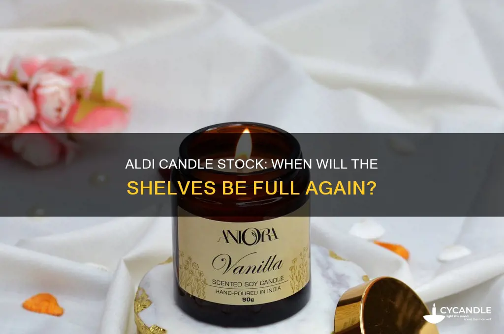 when will aldi restock candles