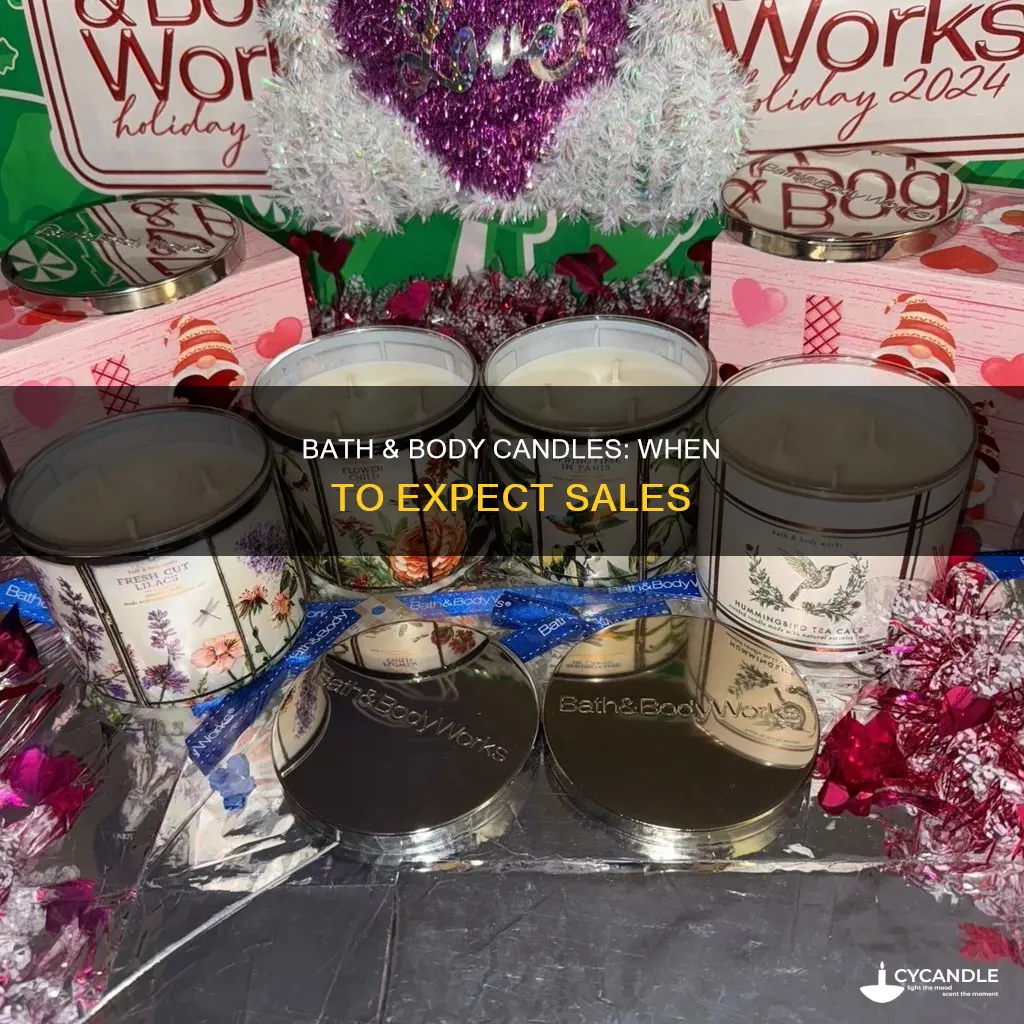 when will bath and body candles be on sale