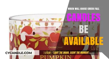 Goose Creek Fall Candles: When to Expect Them