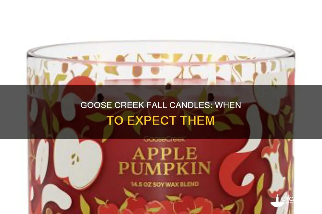 when will goose creek fall candles be available