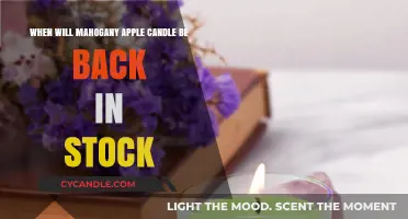 Mahogany Apple Candle: Restock Alert!